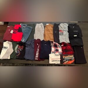 Boys Clothing size Large (10-12) Abercrombie and Under Armour
